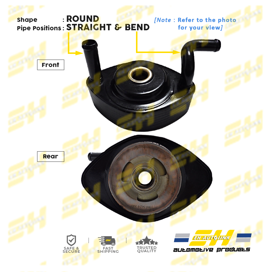 ISUZU 4JG2 OIL COOLER (OIL FILTER) DIAMOND SHAPE - 8-994016800