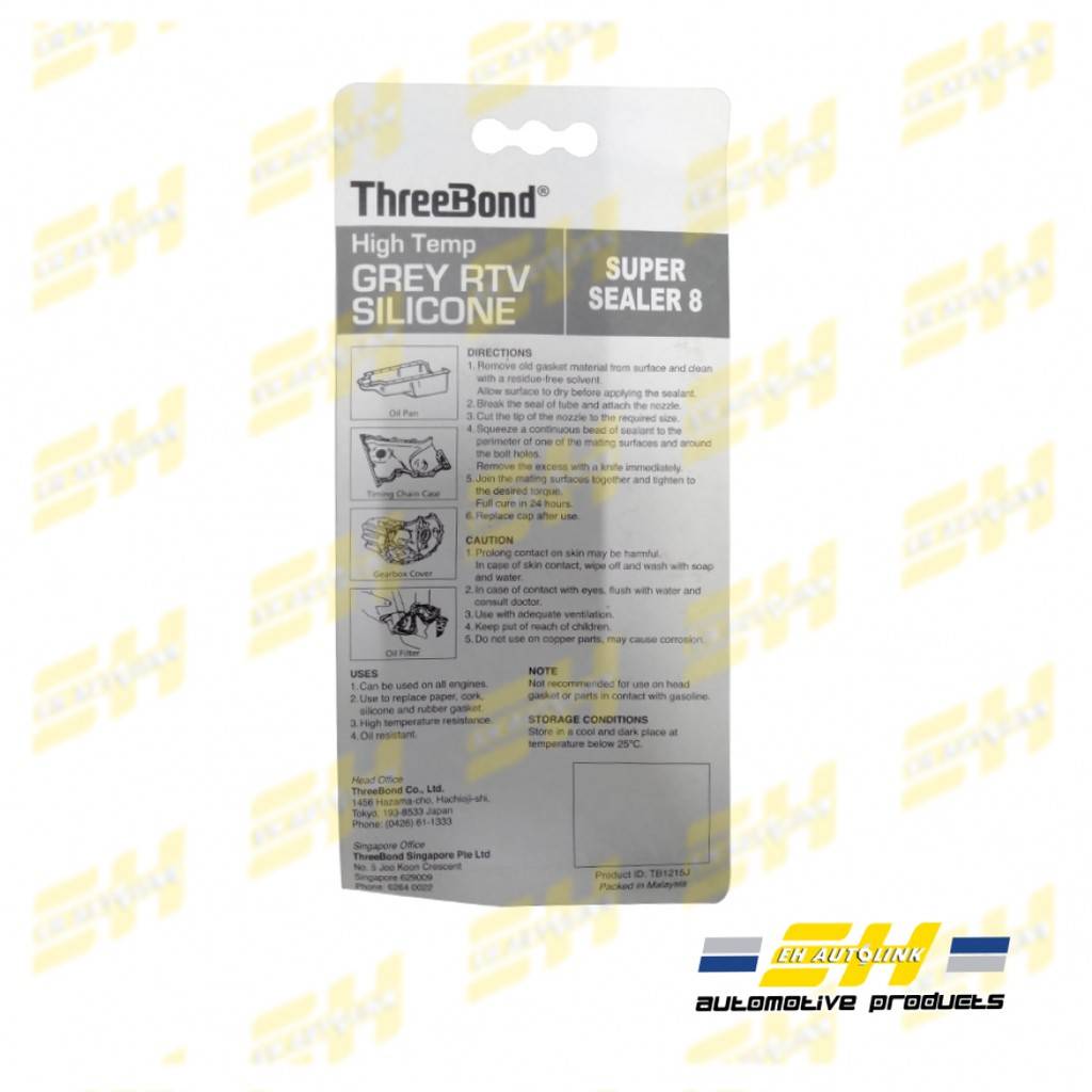 THREEBOND SUPER SEALER HIGH TEMP GREY RTV SILICONE (FAST CURE)