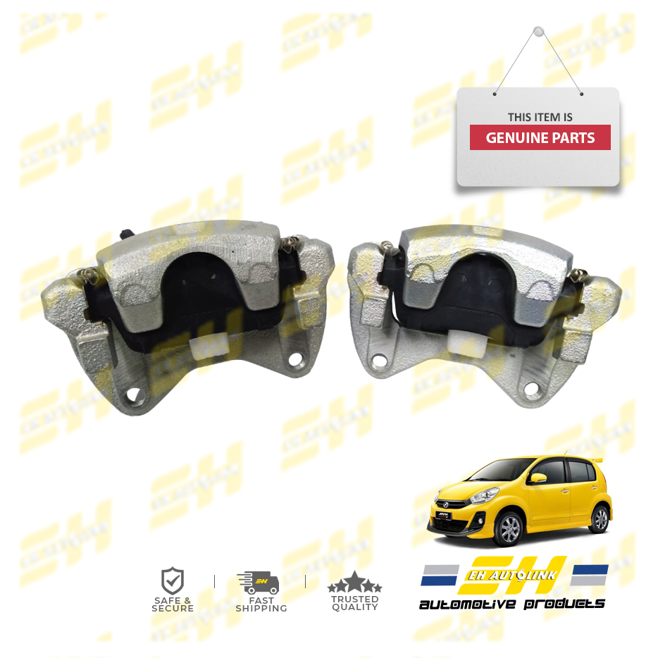 1 PAIR NEW ORIGINAL BRAKE CALIPERPERODUA MYVI LH / RH 1 SET WITH BRAKE PAD
